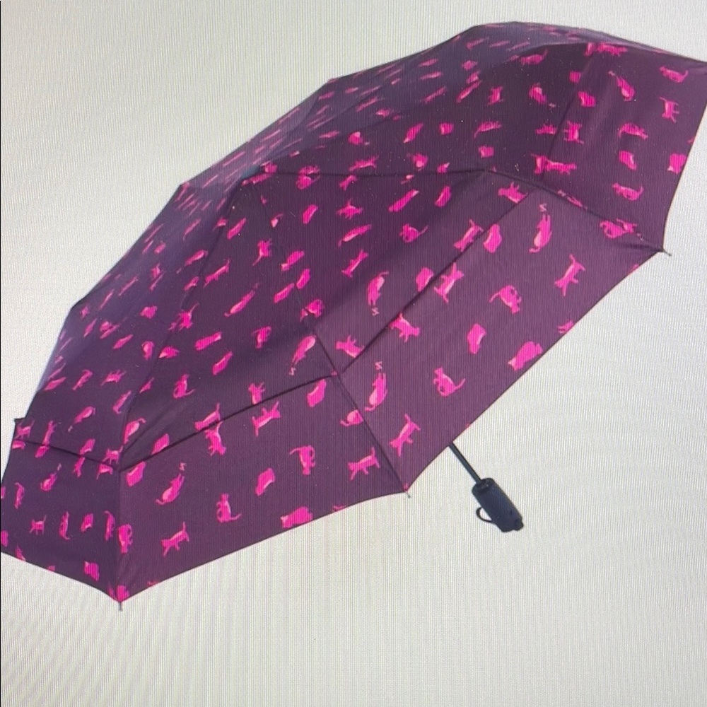 Pink Patterned Umbrella
